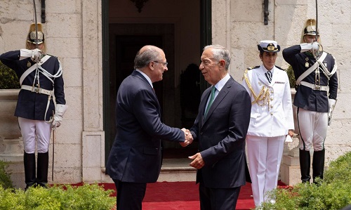 Alckmin se reúne com presidente de Portugal (Foto: Presidência da República de Portugal)