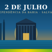 Ilustração alusiva ao 2 de Julho, Independência da Bahia, em Salvador