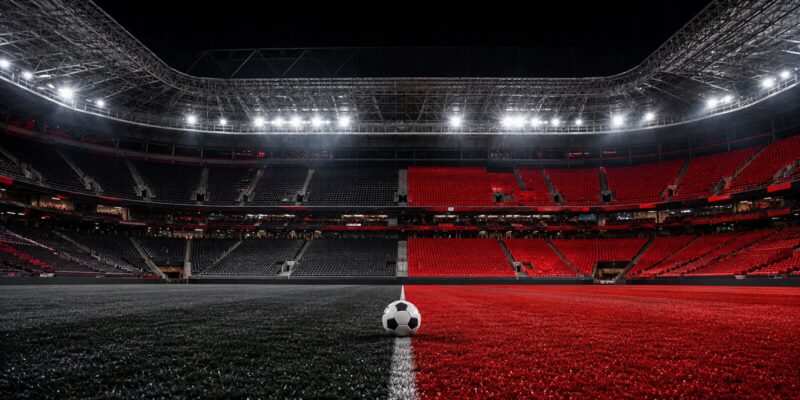Estádio em Curitiba preparado para duelo decisivo em vermelho e preto