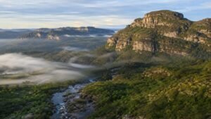 Paisagem da Serra da Chapadinha, na Chapada Diamantina, área proposta para conservação