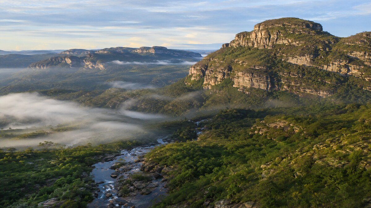 Paisagem da Serra da Chapadinha, na Chapada Diamantina, área proposta para conservação