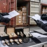 Agentes analisam mercadorias e documentos em investigação sobre fraude em importações