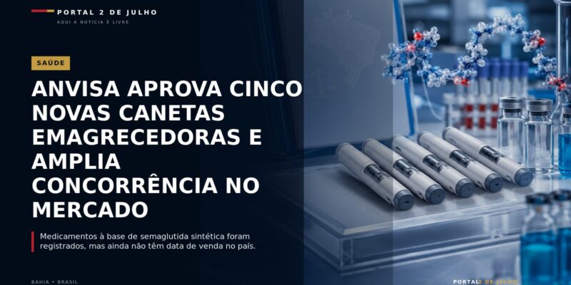 Anvisa aprova cinco novas canetas emagrecedoras e amplia concorrência no mercado