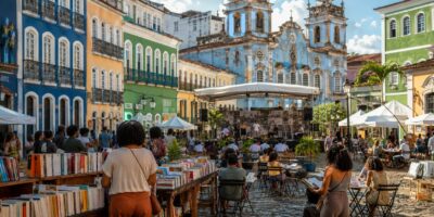 Festival literário reúne leitores e livros no Pelourinho