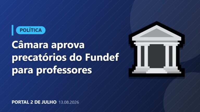 Câmara de Salvador aprova pagamento de precatórios do Fundef a professores da rede municipal<span style='display:block;font-size:0.55em;font-weight:400;line-height:1.35;color:#555;margin-top:10px'>Projeto autoriza repasse de R$ 93 milhões da primeira parcela e deve beneficiar mais de 6,5 mil profissionais que atuaram entre 1998 e 2006.</span>
