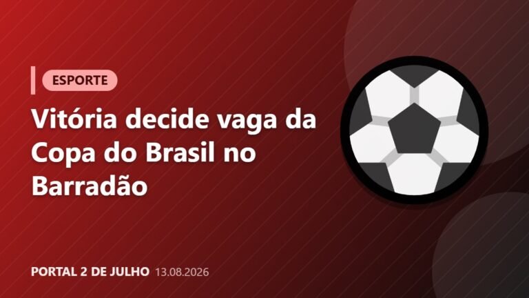 CBF define datas e Vitória decidirá vaga na semifinal da Copa do Brasil no Barradão<span style='display:block;font-size:0.55em;font-weight:400;line-height:1.35;color:#555;margin-top:10px'>Leão visita o Vasco em 26 de agosto, em São Januário, e decide a vaga na semifinal em 2 de setembro, em Salvador.</span>