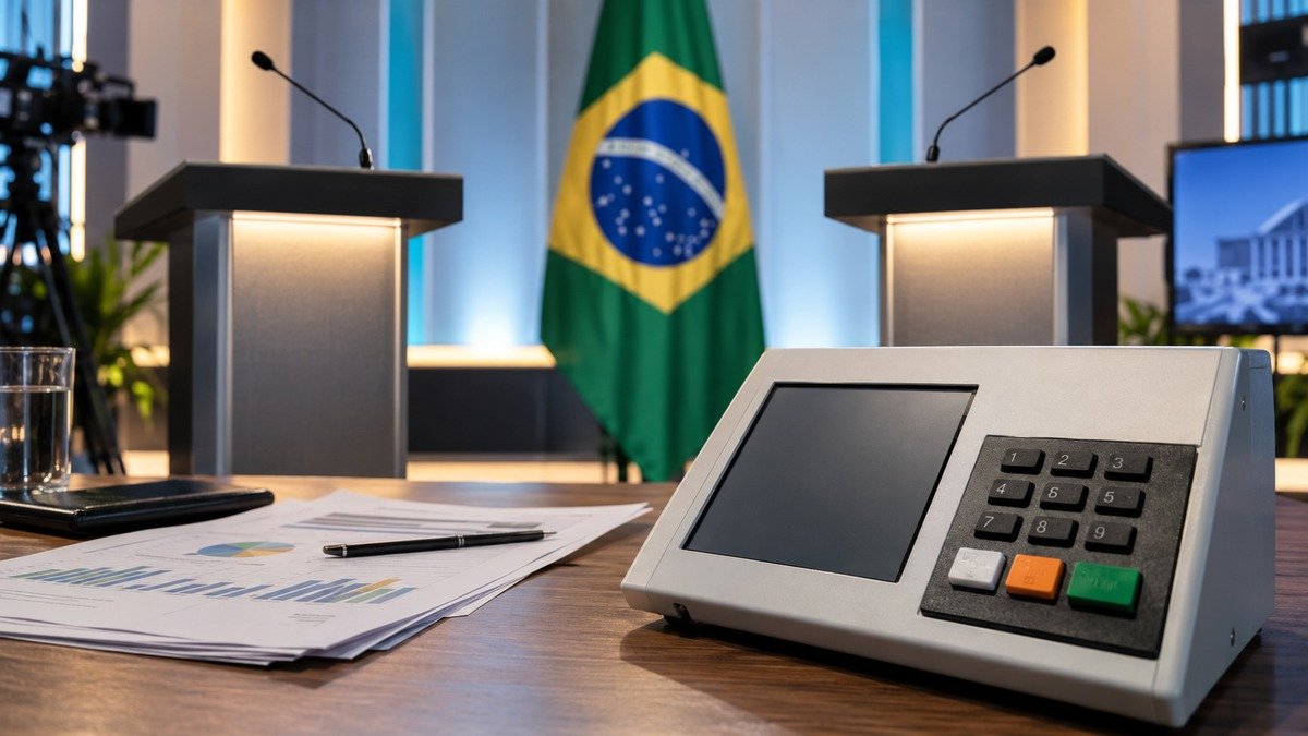 Flávio Bolsonaro durante agenda política