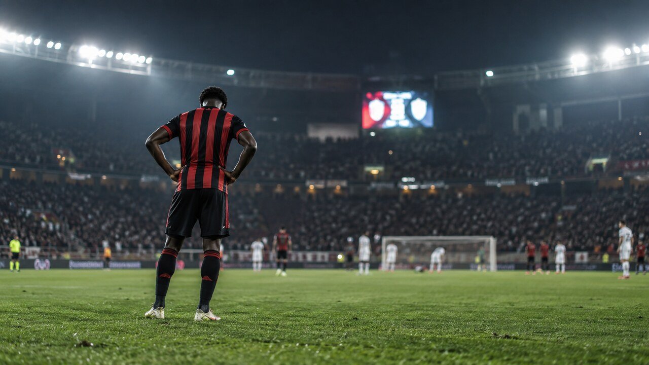 Jogador rubro-negro lamenta empate fora de casa no Brasileirão