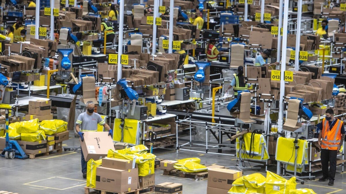 Centro de distribuição do Mercado Livre