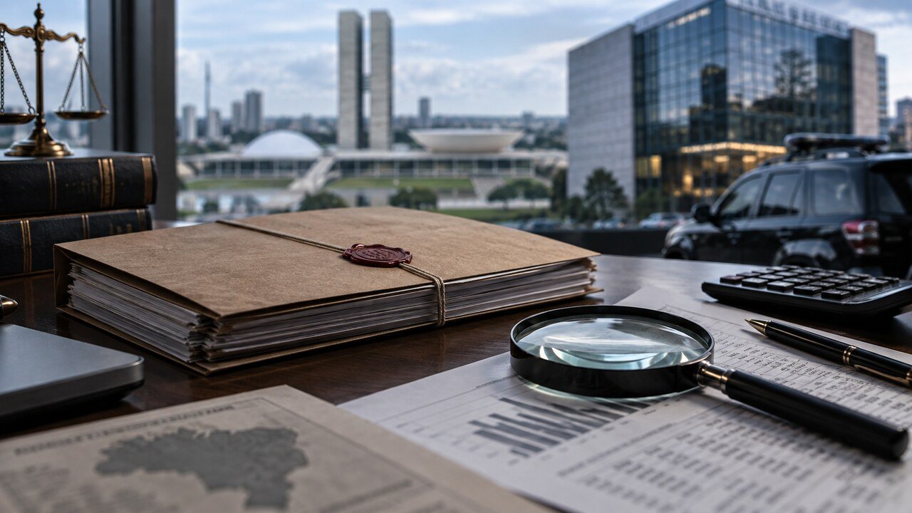 Documentos financeiros sob análise em investigação do caso Master