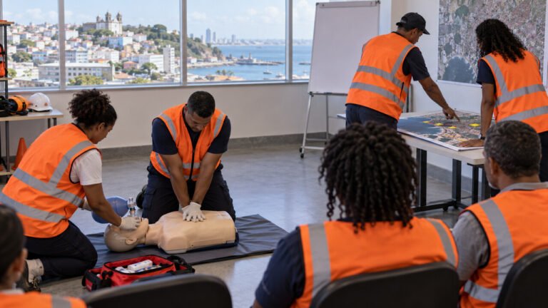 Voluntários da Codesal: capacitação gratuita para situações de risco acontece nesta quarta (23) em Salvador<span style='display:block;font-size:0.55em;font-weight:400;line-height:1.35;color:#555;margin-top:10px'>Projeto Mobiliza oferece curso de quatro horas com noções de Defesa Civil, percepção de risco, mudanças climáticas e primeiros socorros; inscrições são gratuitas.</span>