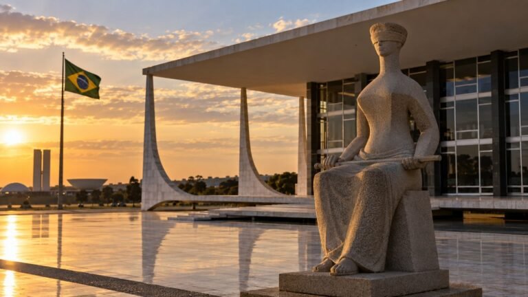 Fachada do Supremo Tribunal Federal em Brasília