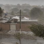 Granizo e ventania atingem bairros de Vitória da Conquista