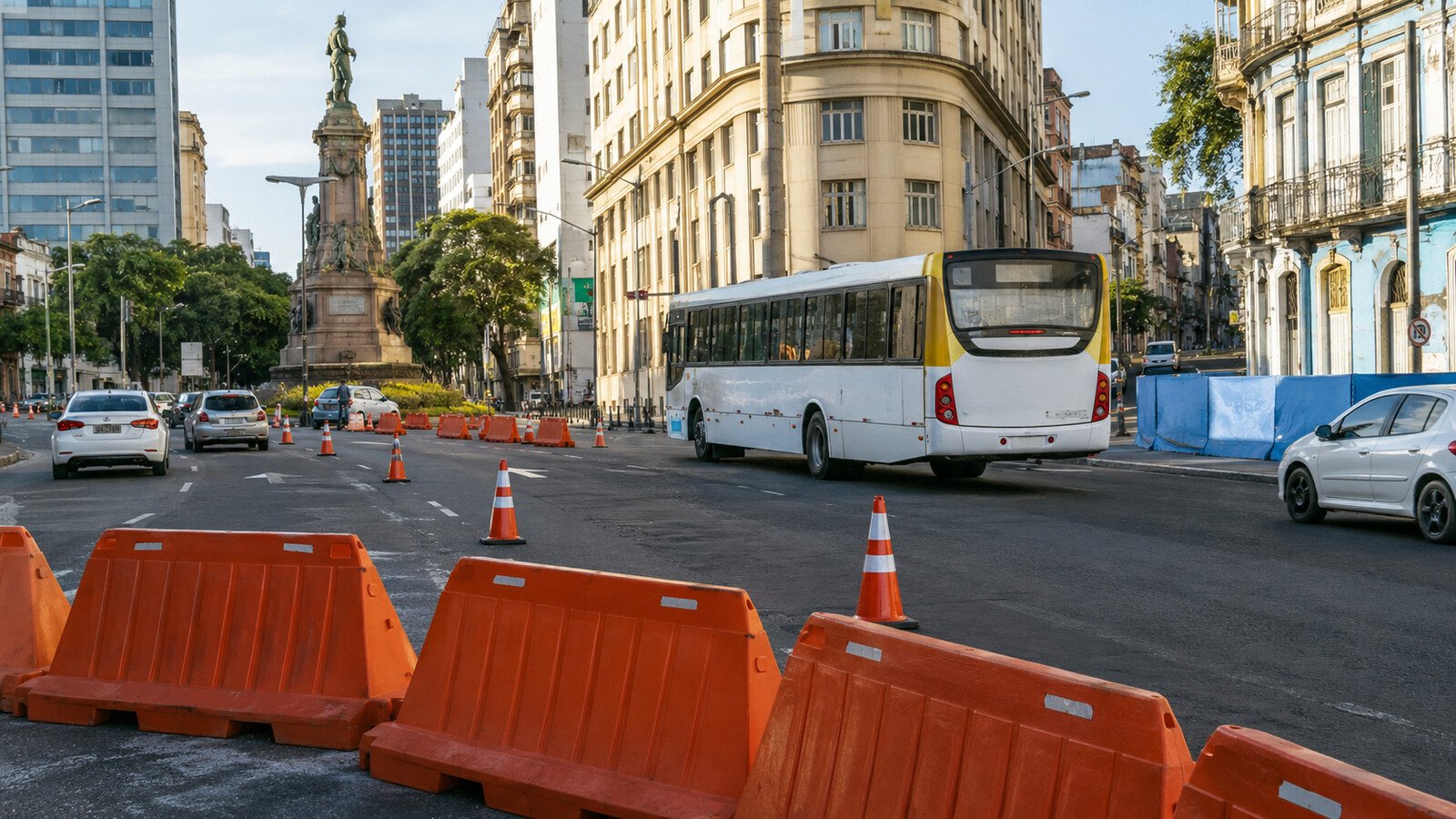 Ônibus e bloqueios viários simbolizam mudanças no trânsito no 7 de Setembro em Salvador