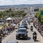 Carreata política realizada em Teixeira de Freitas
