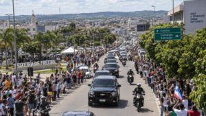 Carreata política realizada em Teixeira de Freitas