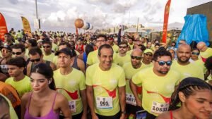 Atletas reunidos na Maratona Salvador 2026