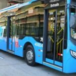 Ônibus do BRT de Salvador no sistema de transporte público