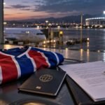 Documentos e uniforme em ambiente de transferência internacional de jogador