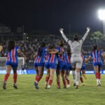 Jogadoras do Bahia comemoram classificação histórica no futebol feminino