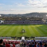 Estádio em Bragança Paulista preparado para o jogo entre Bragantino e Bahia