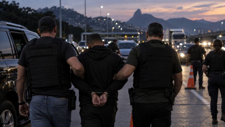 Líder criminoso de Cajazeiras investigado por morte de adolescente é preso no Rio de Janeiro<span style='display:block;font-size:0.55em;font-weight:400;line-height:1.35;color:#555;margin-top:10px'>Ação integrada das Polícias Civis da Bahia e do Rio, com apoio da PRF, capturou o suspeito na Rodovia Presidente Dutra; ele também responde por duas tentativas de homicídio</span>