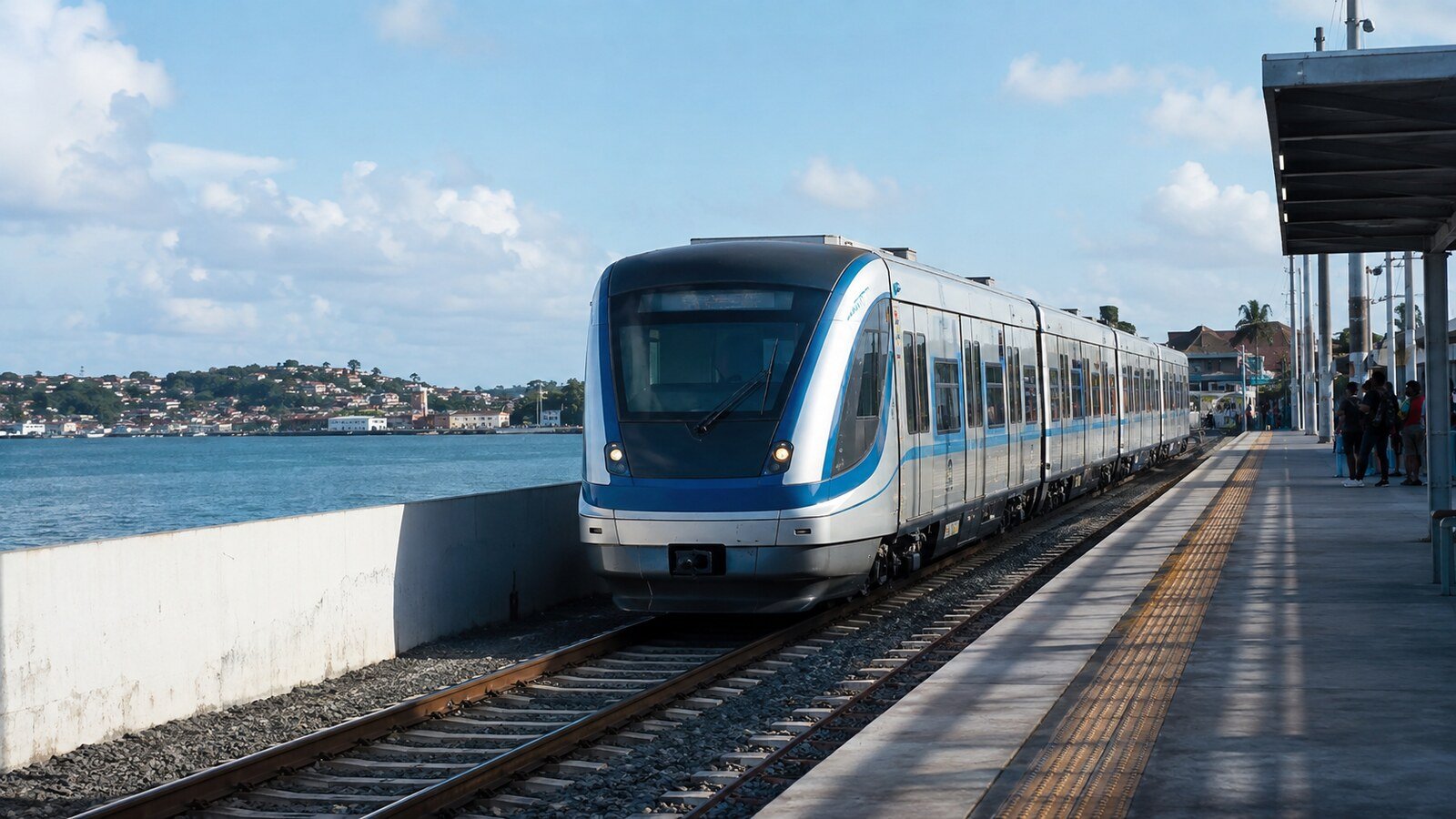 VLT de Salvador em operação no Subúrbio Ferroviário