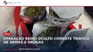 Drogas e materiais apreendidos pela Polícia Civil na Operação Reino Oculto