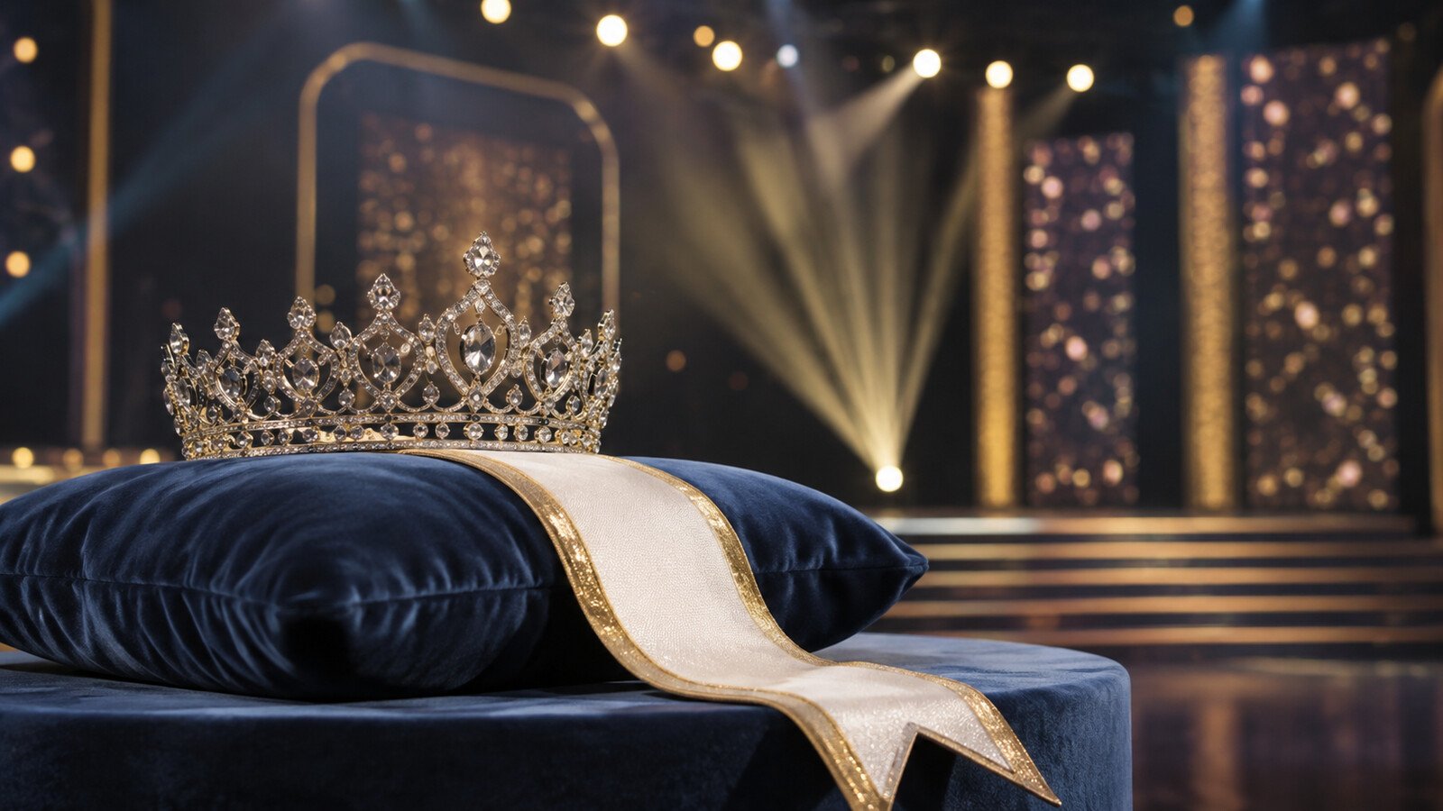 Coroa e faixa simbolizam a eleição de Ana Vitória Carvalho como Miss Bahia 2027