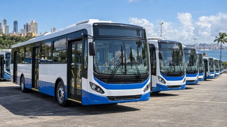 Salvador inicia entrega de 700 ônibus novos; primeiro lote reúne 326 veículos