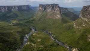 Paisagem preservada da Serra da Chapadinha, na Chapada Diamantina