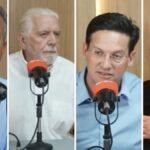 Composição com fotografias reais dos candidatos ao Senado pela Bahia