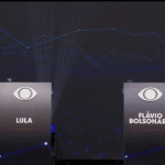 Púlpitos do debate da Band nas eleições de 2026