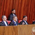 Sessão plenária do Tribunal Superior Eleitoral em 8 de outubro de 2026