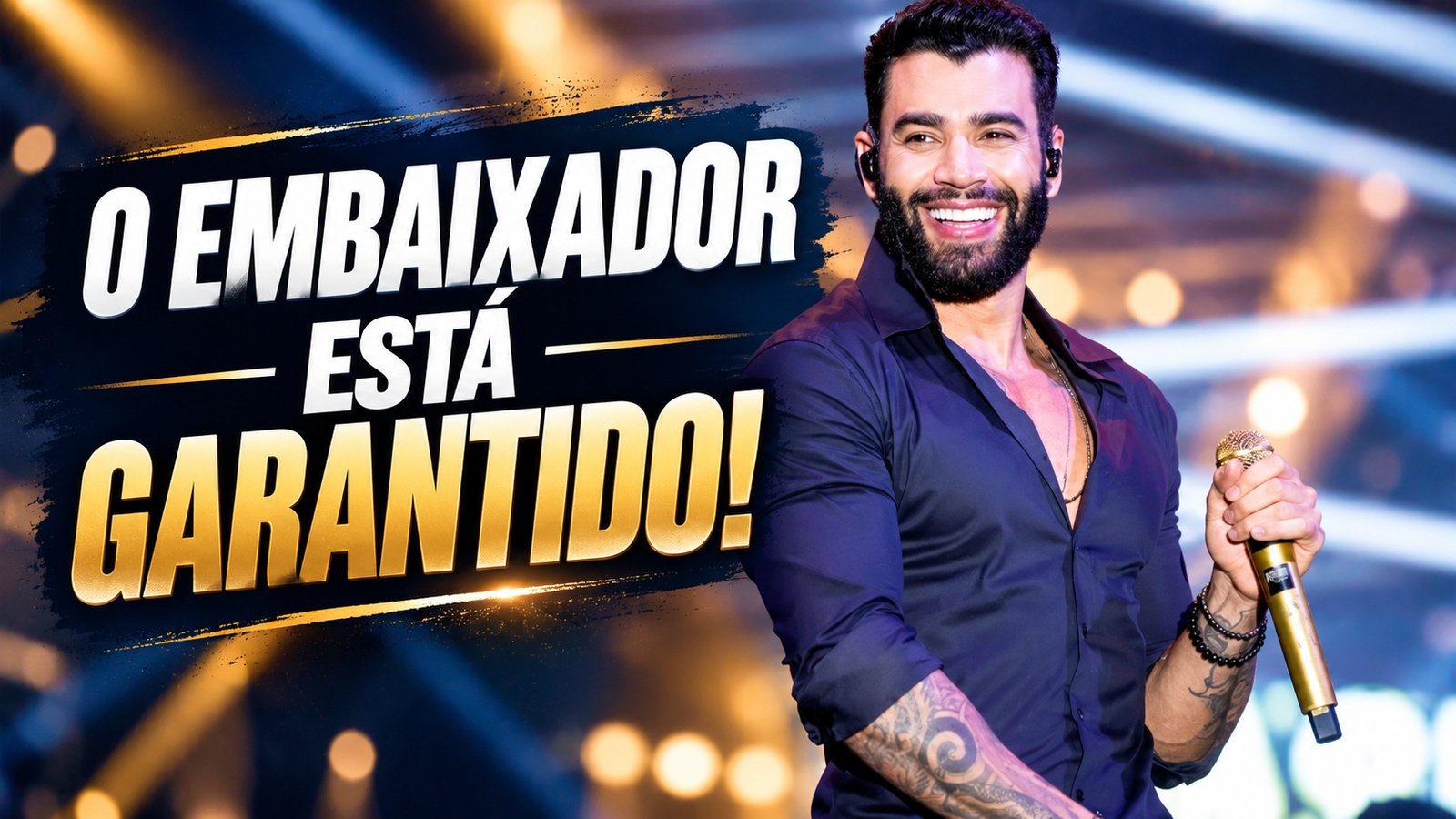 Material de divulgação da Prefeitura de Ribeira do Pombal anuncia a manutenção do show de Gusttavo Lima.
