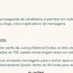 Peça institucional do TSE sobre regras de propaganda eleitoral na internet